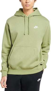 Nike Sportswear Club Fleece Pullover Hoodie in Oil Green Size Men’s Medium